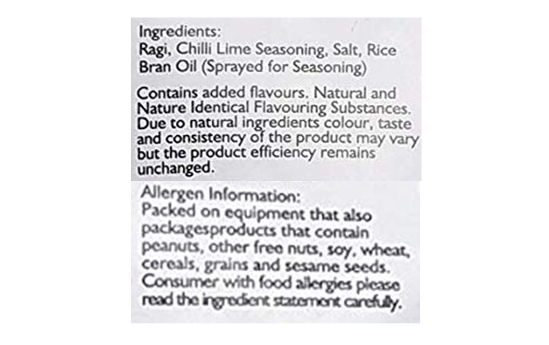 Smackys Roasted Ragi Jor    Pack  127 grams